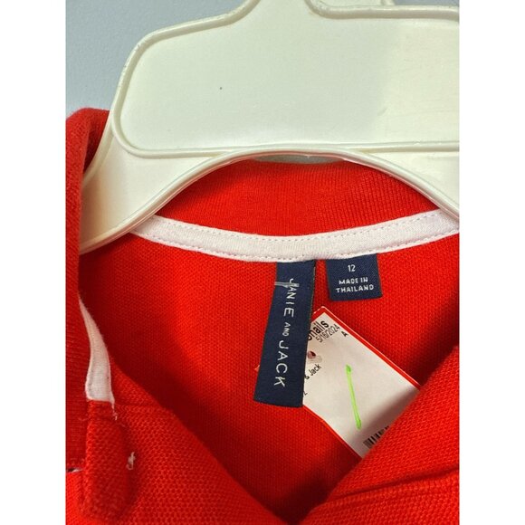 Boys Janie & Jack Polo Shirt - Size 12 - Picture 2 of 4